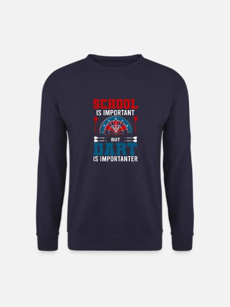 Dart Darts Dartpfeile Darten Dartscheibe - Unisex Pullover - Navy