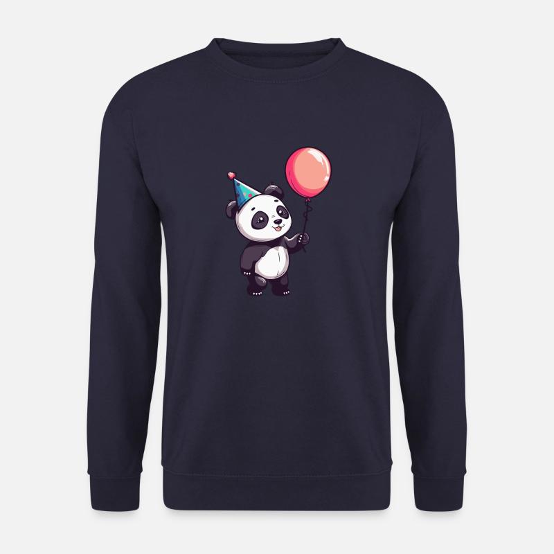 Panda Birthday Comic - Unisex Sweatshirt - navy