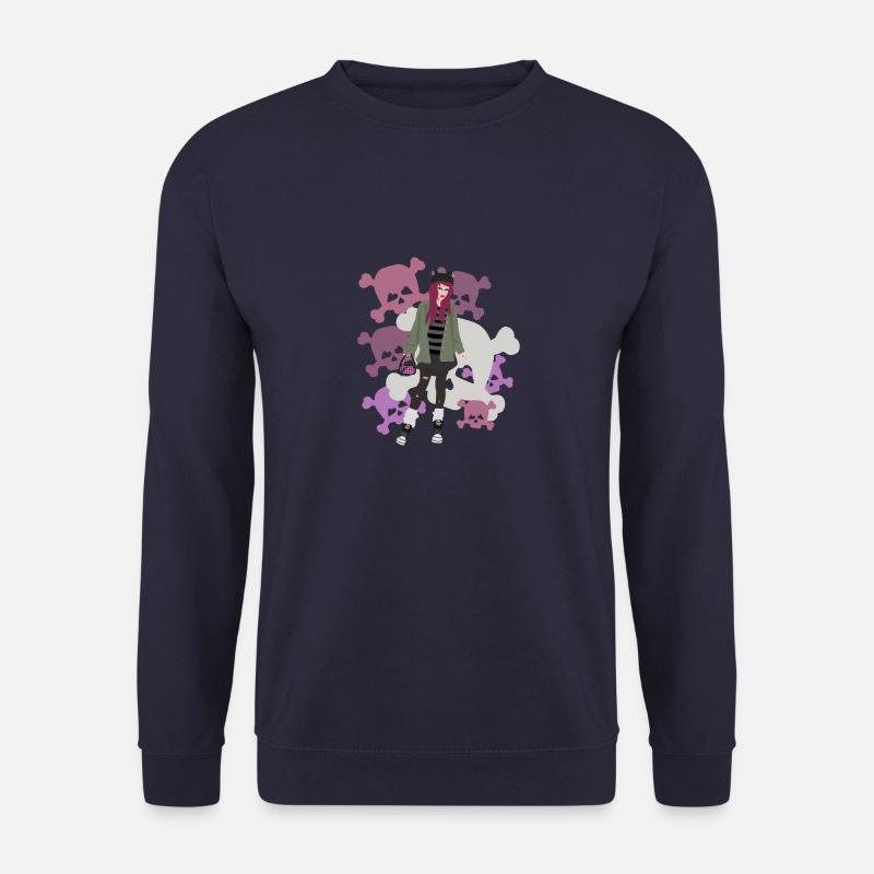 Emo Mädchen - Unisex Pullover - Navy