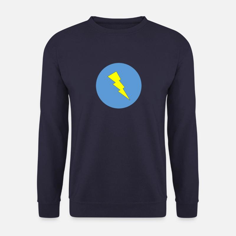 Blitze im kreis - Unisex Pullover - Navy