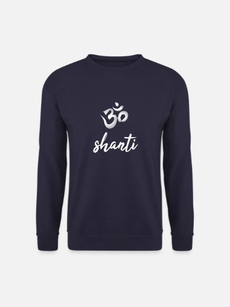 Om Shanti - Unisex Pullover - Navy