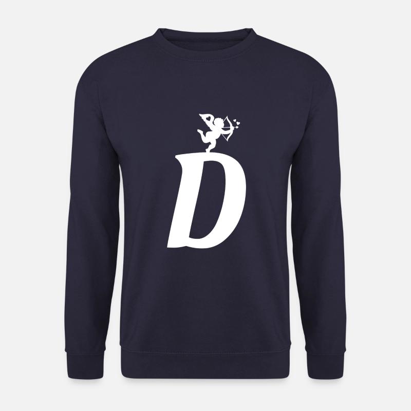 D - Sweat-shirt Unisexe - marine
