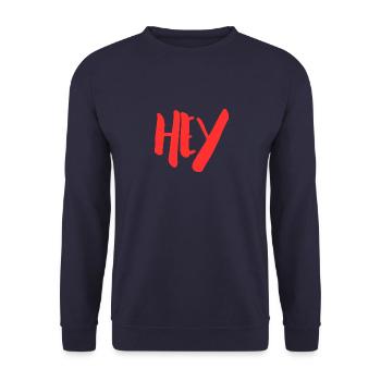 Hey - Unisex Pullover - Navy - Vorne - Alina (178cm) & Michal (187cm)
