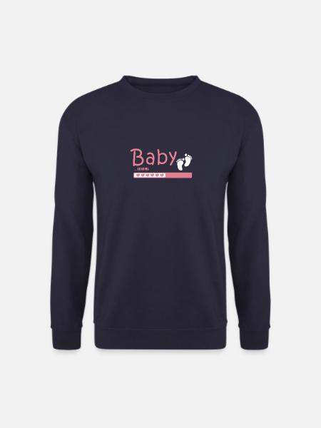 Mama! Enceinte! ! Parents! ! - Sweat-shirt Unisexe - marine