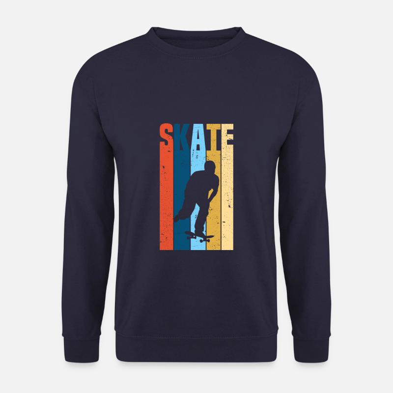 Skate Skateboard Skater - Unisex Pullover - Navy