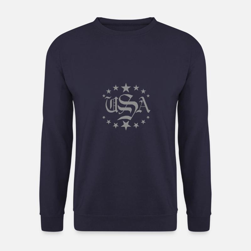 grey design - Unisex Pullover - Navy