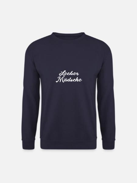 lecker mädsche,mädchen,köln,typo,schrift - Unisex Pullover - Navy