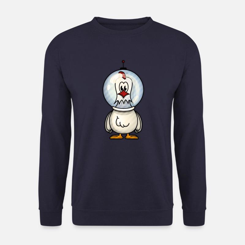 Astro Hühnchen im Weltall - Unisex Pullover - Navy