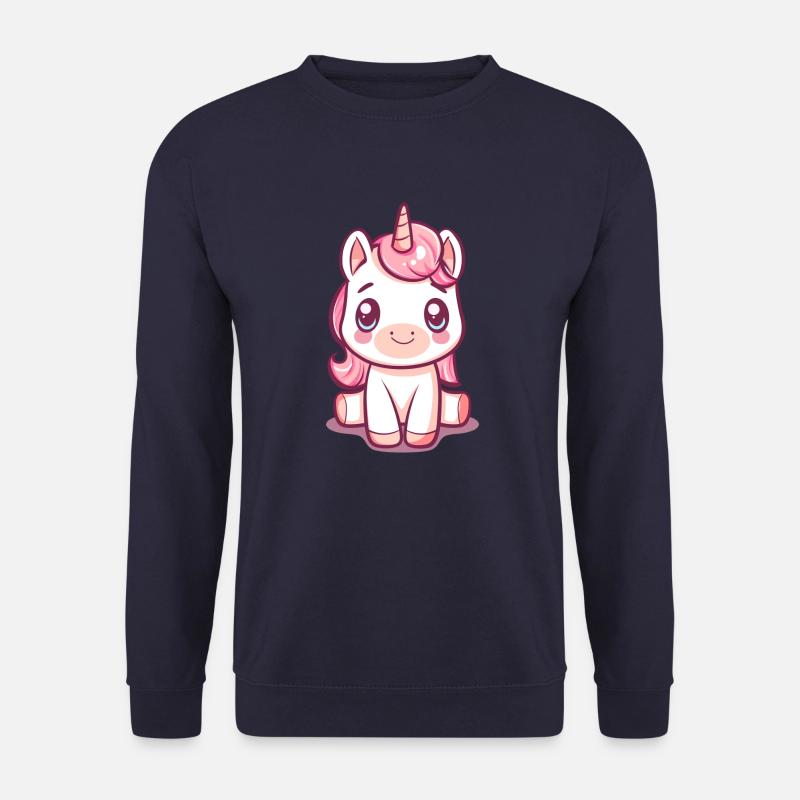 Bébé licorne - Sweat-shirt Unisexe - marine