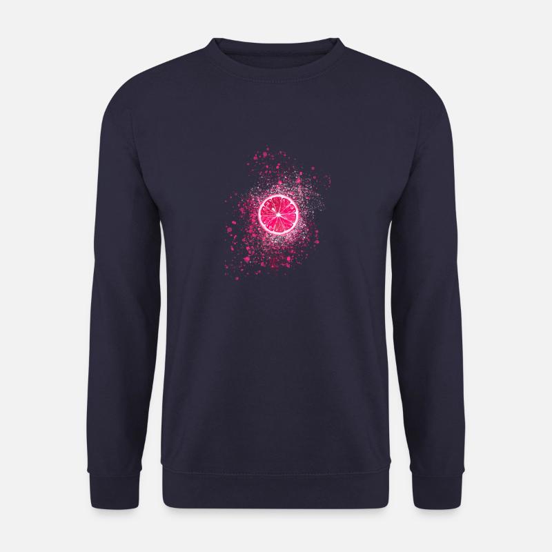 citron, rose, graffiti, pop-art - Sweat-shirt Unisexe - marine