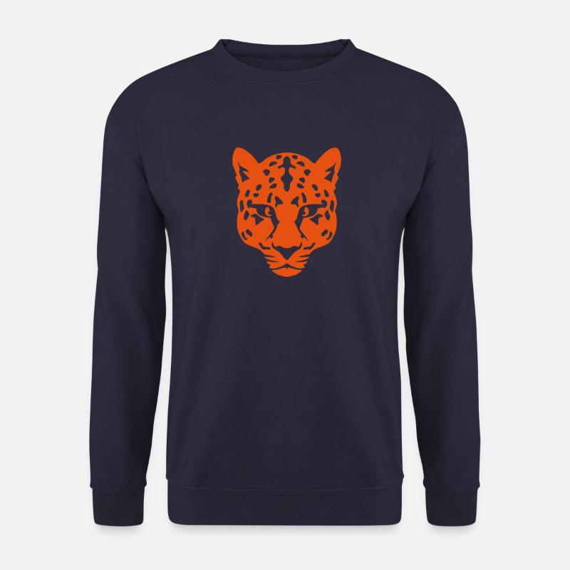 Wildtier Gepard Kopf 100 - Unisex Pullover - Navy