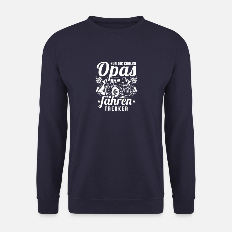 Traktor Landwirtschaft Bauer Geschenk · Bester Opa - Unisex Pullover - Navy