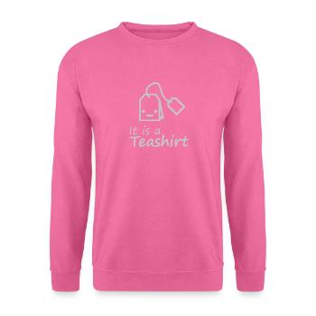 Sachets de thé Teashirt - Sweat-shirt Unisexe - rose - Devant