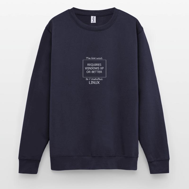 Programmer l’informatique cadeau · Linux Sweat-shirt Unisexe