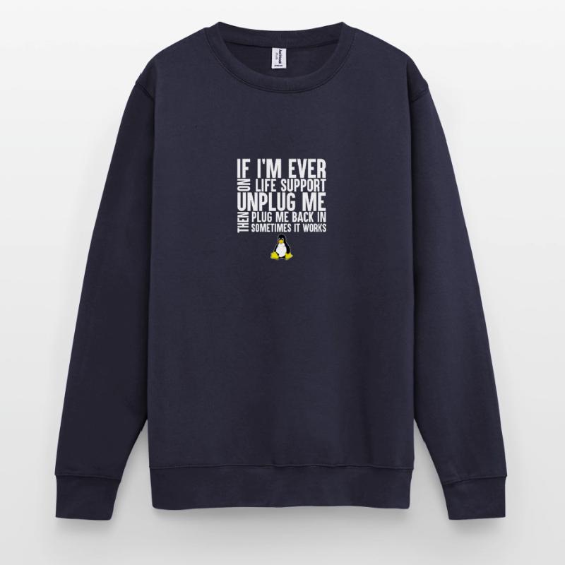 Programmieren Informatik Geschenk · Unplug mich Unisex Pullover