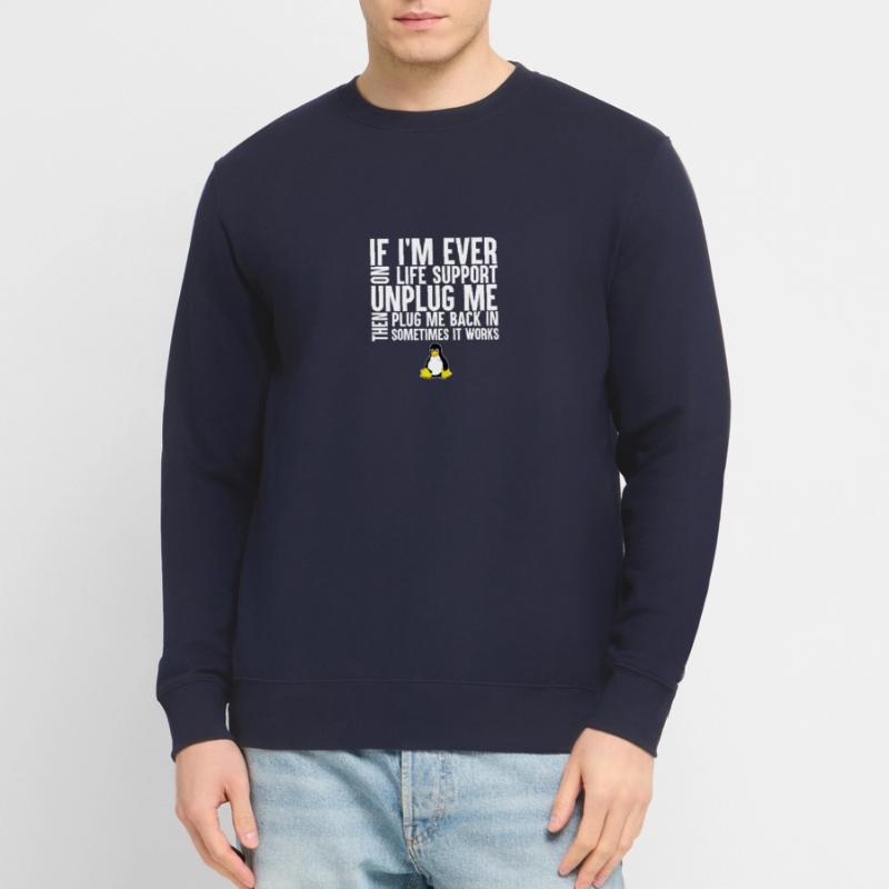 Programmieren Informatik Geschenk · Unplug mich Unisex Pullover
