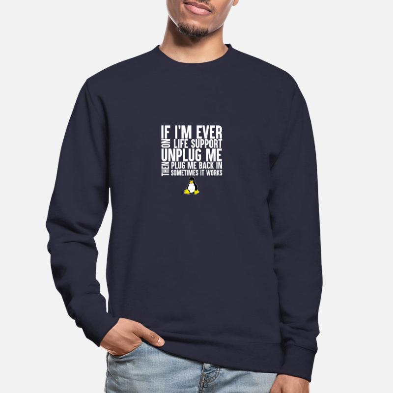 Programmieren Informatik Geschenk · Unplug mich Unisex Pullover