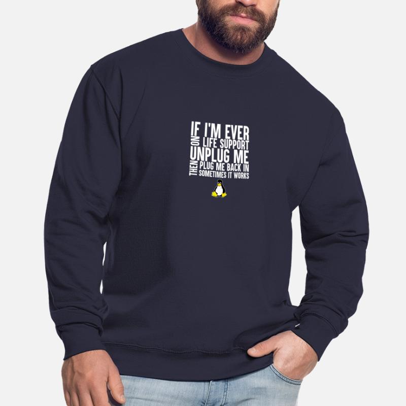 Programmieren Informatik Geschenk · Unplug mich Unisex Pullover