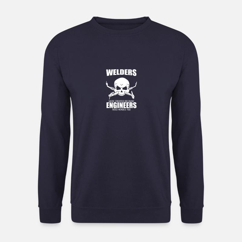 Schweißer Schweißerin Geschenk · Helden - Unisex Pullover - Navy