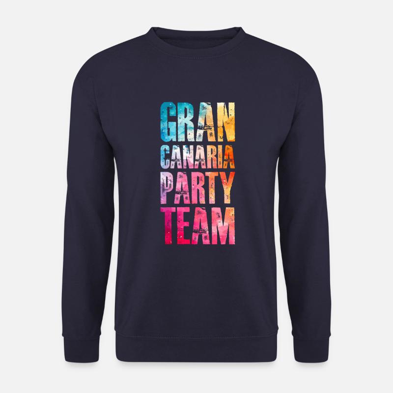 Gran Canaria Party Team Coloré - Sweat-shirt Unisexe - marine