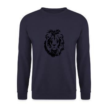 Promise - Unisex Sweatshirt - navy - Front - Alina (178cm) & Michal (187cm)