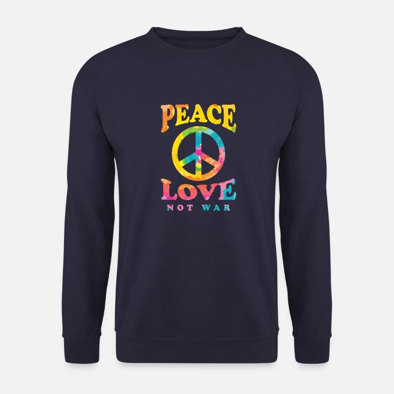 Love Peace - Unisex Pullover - Navy