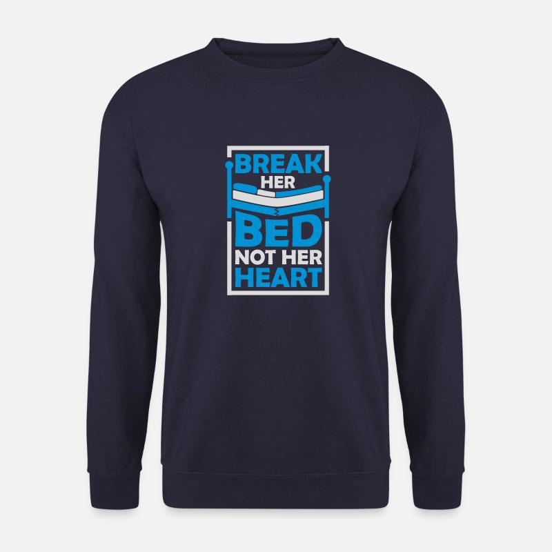 Briser sa citation de lit - Sweat-shirt Unisexe - marine