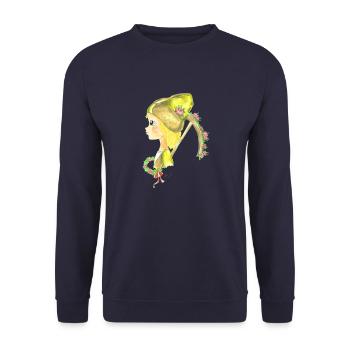 Knecht - Unisex Pullover - Navy - Vorne - Alina (178cm) & Michal (187cm)