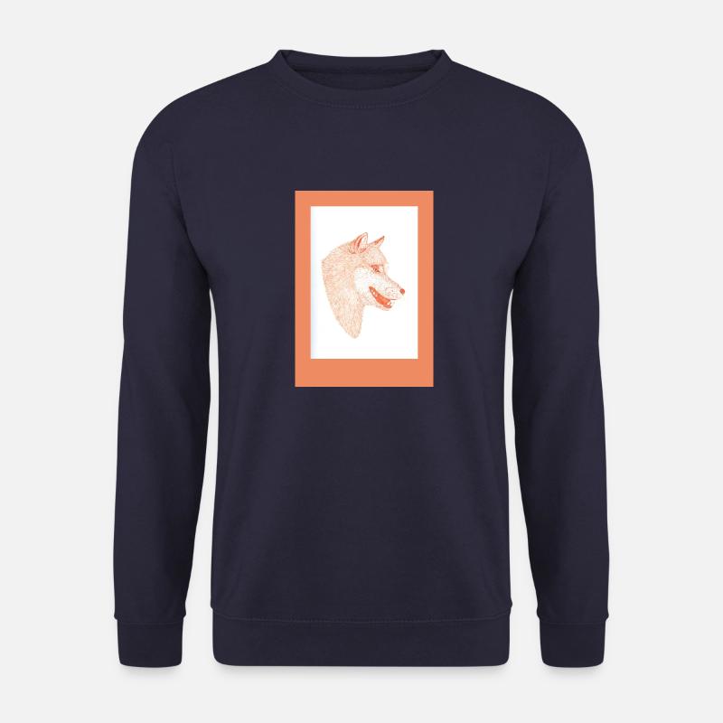 230815 Wolf 4 - Unisex Sweatshirt - navy