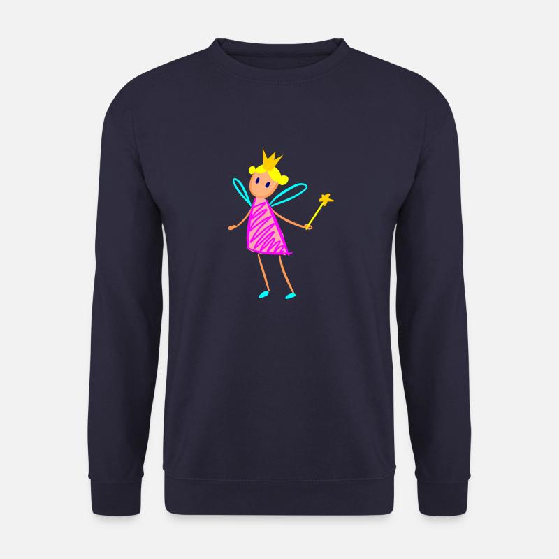 Fairy stylized drawing - Unisex Sweatshirt - navy