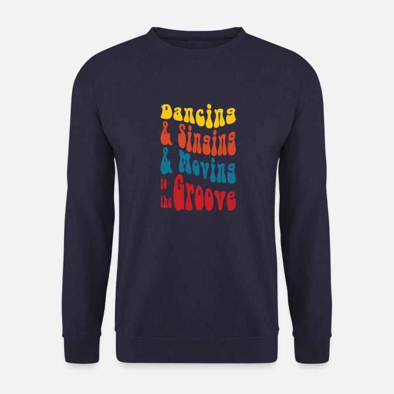 Dancing Singing Moving Grooving - DJing - Unisex Pullover - Navy