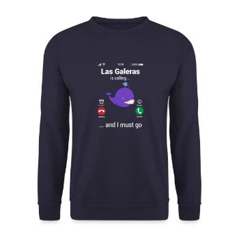 Las Galeras - Dominican Republic - Santo Doming - Unisex Sweatshirt - navy - Front - Alina (178cm) & Michal (187cm)