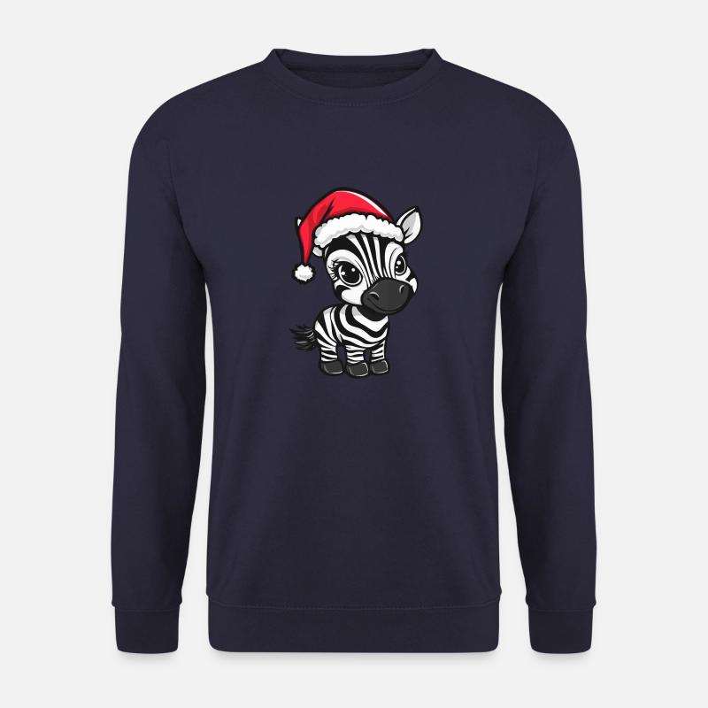 Zebra Weihnachten Niedlich - Unisex Pullover - Navy