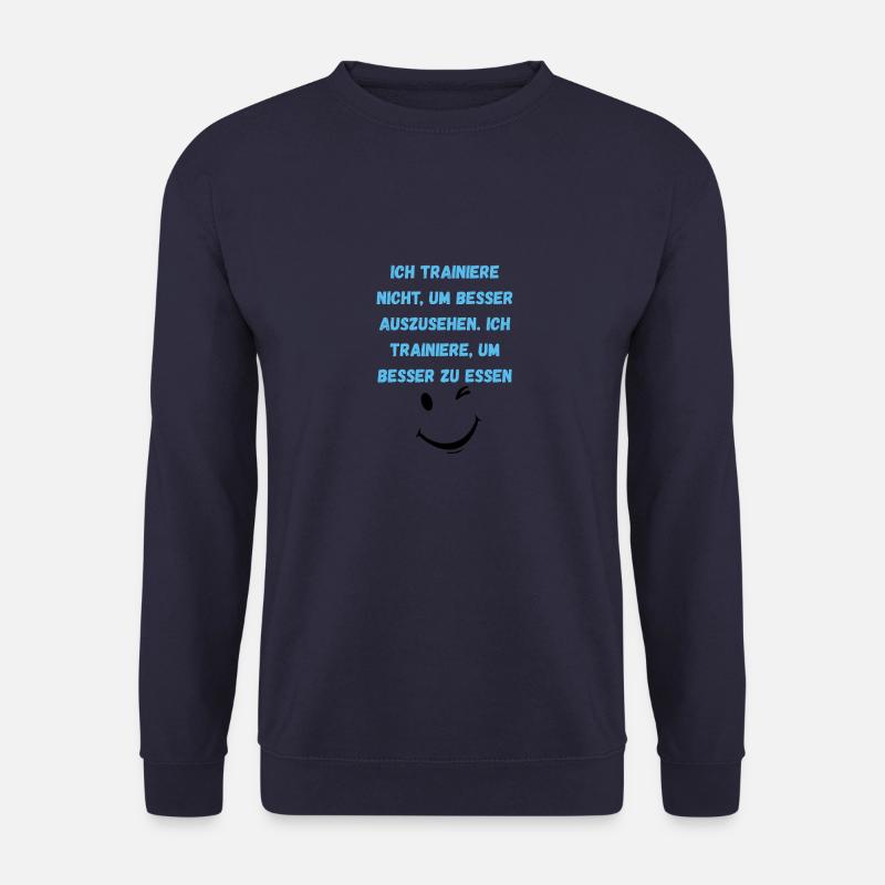 Lächeln in den Sportlichen Tag - Unisex Pullover - Navy