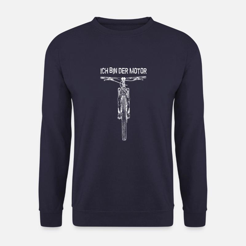 ICH BIN DER MOTOR - WEIL ICH ES KANN - MTB - Unisex Pullover - Navy