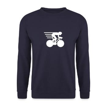 T-shirt pour le conducteur de temps et le pilote de voiture de course. - Sweat-shirt Unisexe - marine - Devant - Alina (178cm) & Michal (187cm)
