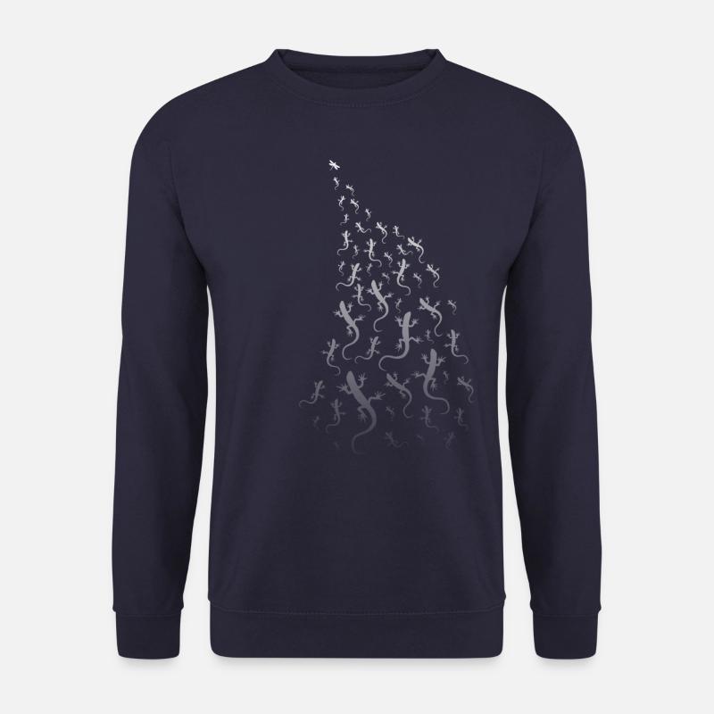 Geckos contre Libellule - Sweat-shirt Unisexe - marine