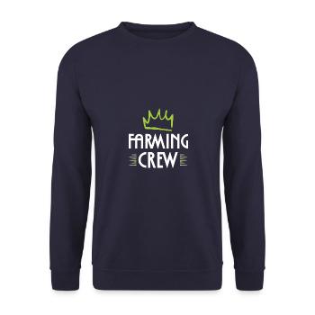 Farming Crew - Unisex Pullover - Navy - Vorne - Alina (178cm) & Michal (187cm)