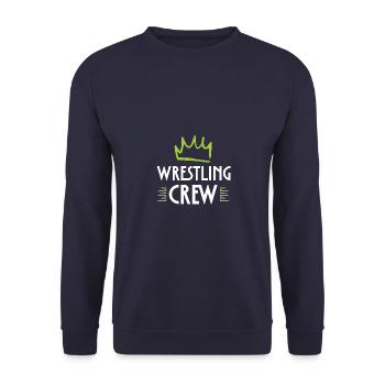 Wrestling Crew - Unisex Pullover - Navy - Vorne - Alina (178cm) & Michal (187cm)