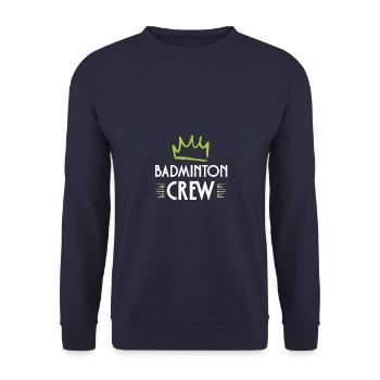 Équipe de badminton - Sweat-shirt Unisexe - marine - Devant - Alina (178cm) & Michal (187cm)
