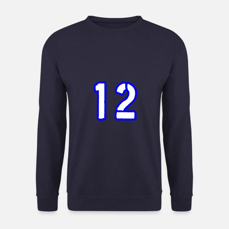 12 Zahl Symbol - Unisex Pullover - Navy