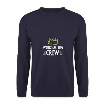 Équipage de planche à voile - Sweat-shirt Unisexe - marine - Devant - Alina (178cm) & Michal (187cm)