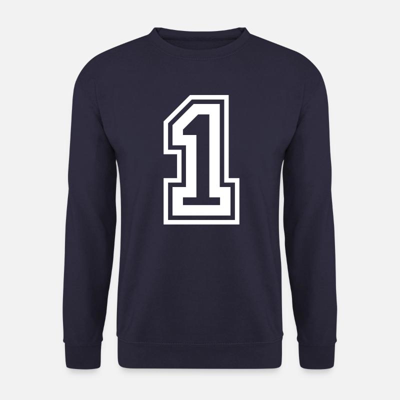 1 Number number - Unisex Sweatshirt - navy