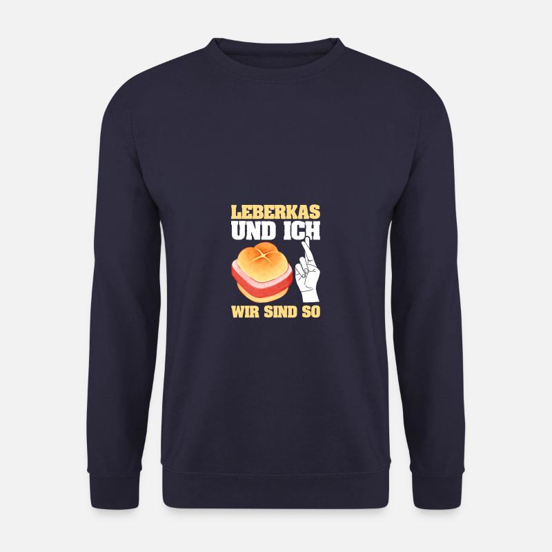 Leberkas und ich wir sind so Fleischkäse - Unisex Pullover - Navy
