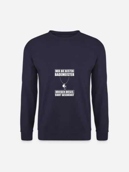 Nur die Besten Bademeister Schwimmmeister - Unisex Pullover - Navy