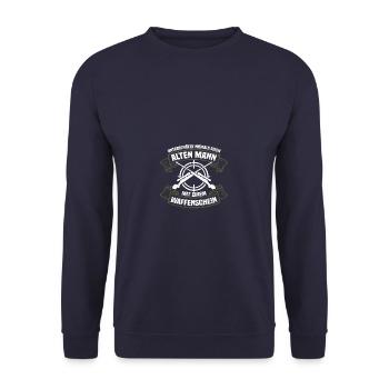 Tir sportif Schützenfest Tireur sportif - Sweat-shirt Unisexe - marine - Devant - Alina (178cm) & Michal (187cm)