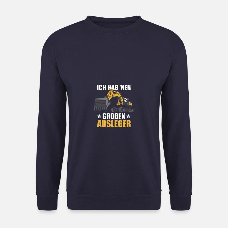 Ausleger Baggerführer Bagger Baggerfahrer - Unisex Pullover - Navy