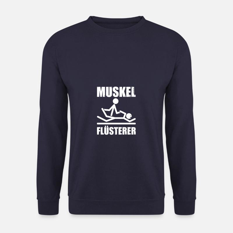 Muskel Flüsterer Physiotherapie Physiotherapeut - Unisex Pullover - Navy