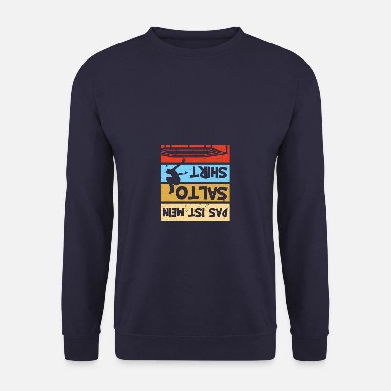 Salto Trampolinspringer Trampolin - Unisex Pullover - Navy