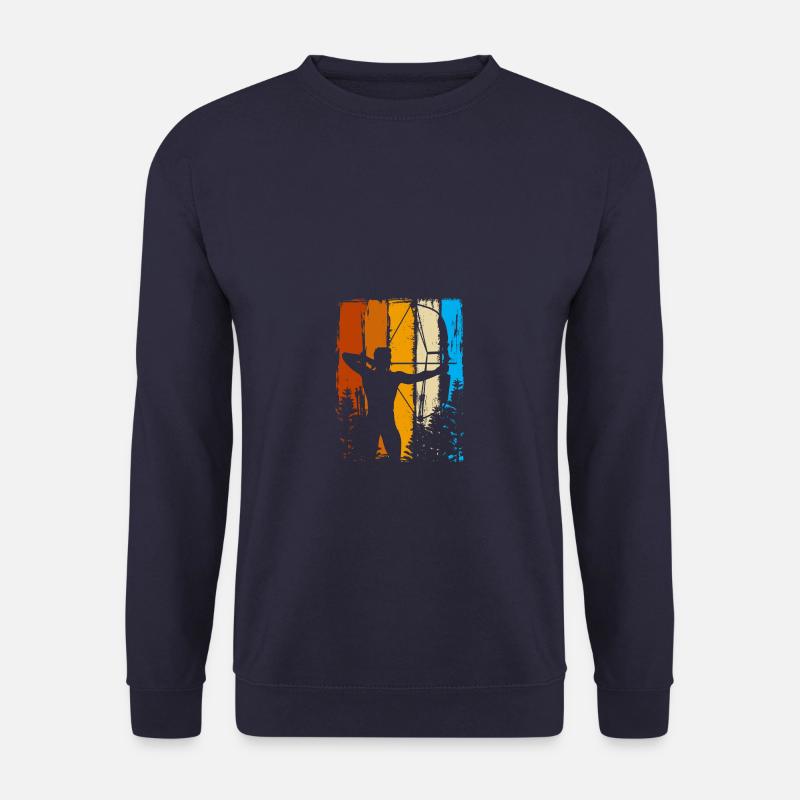 Bow and arrow Archery Archer - Unisex Sweatshirt - navy